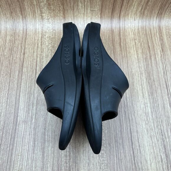 OOFOS OOahh Slide Sandals Eu 45 Black Lightweight Recovery Shoe Size Men's 12 - Picture 4 of 6